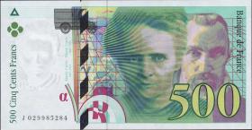 Frankreich / France P.160a 500 Francs 1994 (1) 