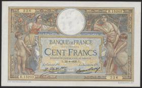 Frankreich / France P.078a 100 Francs 24.8.1926 (1/1-) 