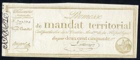 Frankreich / France P.A085a Assignat 250 Francs (1796) (2) 