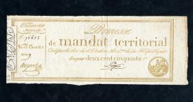 Frankreich / France P.A085 Assignat 250 Francs (1796) (2) 