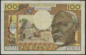 Äquat.-Afrikan.-Staaten P.03c 100 Francs (1963) C (3) 