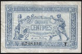 Frankreich / France P.M01 50 Centimes (1917) (3) 