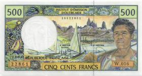 Frz. Pazifik Terr. / Fr. Pacific Terr. P.01h 500 Francs (2012-) (1) 