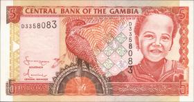 Gambia P.20c 5 Dalasis (2001) (1) 
