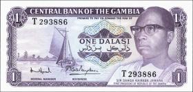 Gambia P.04f 1 Dalasi (1971-87) (1) 