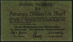 Mil-07b Reichsmarine Ostseebereich 20 Milliarden Mark 1923 (1-) 