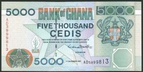 Ghana P.34b 5000 Cedis 1997 (1) 