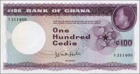 Ghana P.09 100 Cedis (1965) (1) 