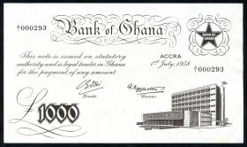 Ghana P.04 1000 Pounds 1958 (1/1-) 