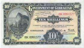 Gibraltar P.41 10 Shillings 2018 Gedenkbanknote (1) 