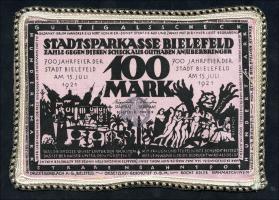 Bielefeld GP.22bc 100 Mark 1921 rosa Seide (1) 