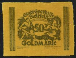 Bielefeld GP.60 50 Goldmark 1923 Samt (1-) 