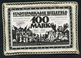 Bielefeld GP.21bd 100 Mark 1921 Leinen (1) 