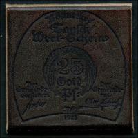Pößneck GR.455 25 Goldpfennig 1923 Stiefelsohlengeld (1) 