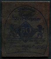 Pößneck GR.456 50 Goldpfennig 1923 Stiefelsohlengeld (1) 