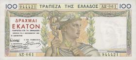 Griechenland / Greece P.105 100 Drachmen 1935 Hermes (2) 