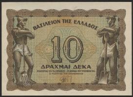 Griechenland / Greece P.322 10 Drachmen 1944 (1) 