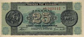 Griechenland / Greece P.130a 25 Mio. Drachmen 1944 (1) 