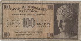 Griechenland - Ital. Besetzung / Greece P.M04 100 Drachmen (1941) (4) 