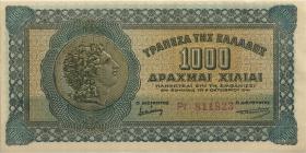 Griechenland / Greece P.117b 1000 Drachmen 1941 (1/1-) 