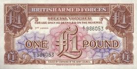 Großbritannien / Great Britain P.M29 1 Pound (1958) (2) 