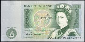 Großbritannien / Great Britain P.377b 1 Pound (1981-84) (1) 