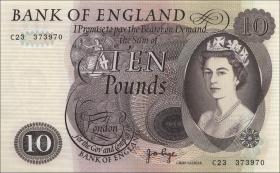 Großbritannien / Great Britain P.376c 10 Pounds (1964-75) (1) 