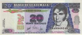 Guatemala P.102 20 Quetzales 1999 (1) 
