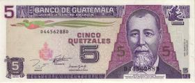 Guatemala P.088a 5 Quetzales 1993 (1) 