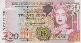 Guernsey P.61 20 Pounds (2012) (1) Gedenkbanknote 