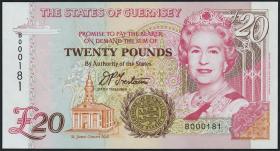 Guernsey P.58a 20 Pounds (1996) (1) low number 