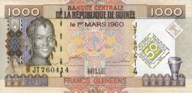 Guinea P.43 1000 Francs 2010 (1) 