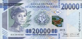 Guinea P.50a 20.000 Francs 2015 (1) 