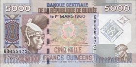 Guinea P.44 5000 Francs 2010 (1) 