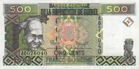 Guinea P.36 500 Francs 1998 (1) U.1 