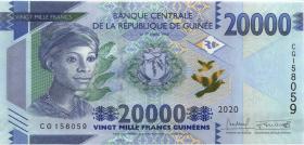 Guinea P.50c 20.000 Francs 2020 (1) 