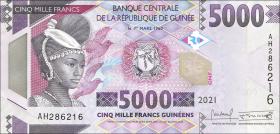 Guinea P.Neu 5000 Francs 2021 (1) 