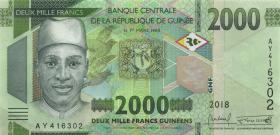 Guinea P.48A 2000 Francs 2018 (1) 