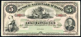 Haiti P.070 1 Piaster 1875 (2+) 