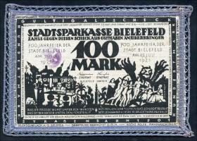 Bielefeld GP.21ad 100 Mark 1921 Leinen (2) 