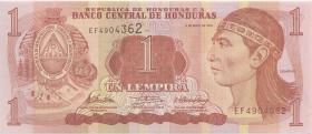 Honduras P.089b 1 Lempira 2010 (1) 