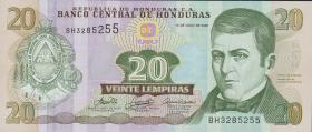 Honduras P.093a 20 Lempiras 2006 (1) 