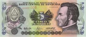 Honduras P.085d 5 Lempiras 2004 (1) 