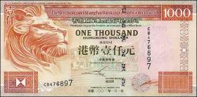 Hongkong P.206b 1000 Dollars 2002 (1) 