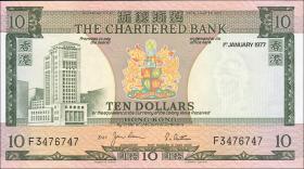 Hongkong P.074c 10 Dollars 1977 (1) 