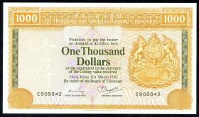Hongkong P.190c 1000 Dollars 1980 (2/1) 