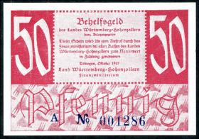 R.216a: Württemberg 50 Pf. 1947 Württemberg (1) 