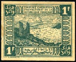 Marokko / Morocco P.42 1 Franc 1944 (2) 