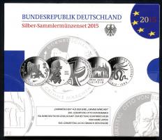 Deutschland Silber-Gedenkmünzenset 2015 PP 