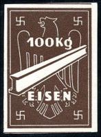 Ersatzzahlungsmittel 3. Reich Eisen 100 kg (1) 
